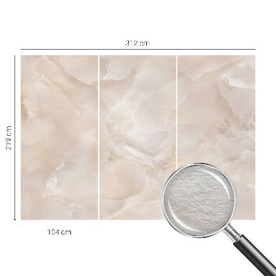Fotomural decorativo para cabecero de cama con diseño de mármol delicado