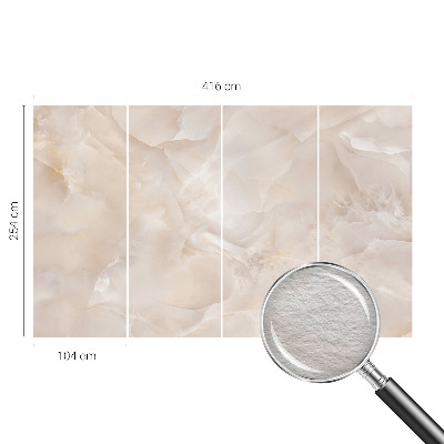 Fotomural decorativo para cabecero de cama con diseño de mármol delicado