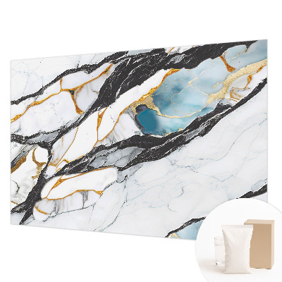 Mural de pared con estampado hermoso con motivo de mármol elegante