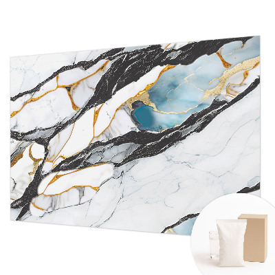 Mural de pared con estampado hermoso con motivo de mármol elegante
