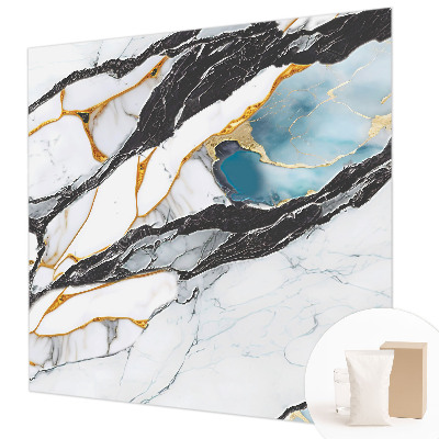 Mural de pared con estampado hermoso con motivo de mármol elegante