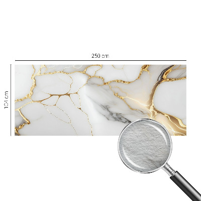Papel mural con patrón decorativo con motivo de mármol para un acabado elegante