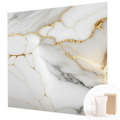 Papel mural con patrón decorativo con motivo de mármol para un acabado elegante