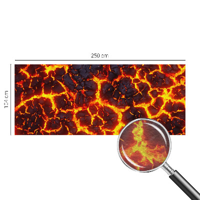 Mural decorativo con diseño Magma fuerte