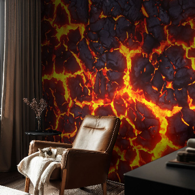 Mural decorativo con diseño Magma fuerte