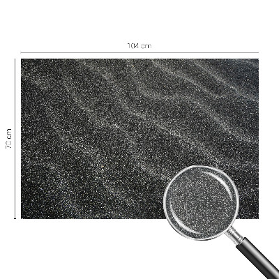 Fotomural decorativo para cabecero de cama con diseño de olas de arena