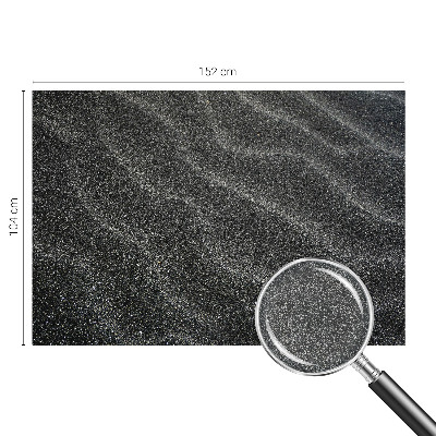 Fotomural decorativo para cabecero de cama con diseño de olas de arena