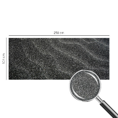 Fotomural decorativo para cabecero de cama con diseño de olas de arena