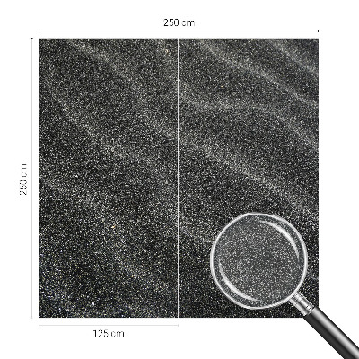 Fotomural decorativo para cabecero de cama con diseño de olas de arena