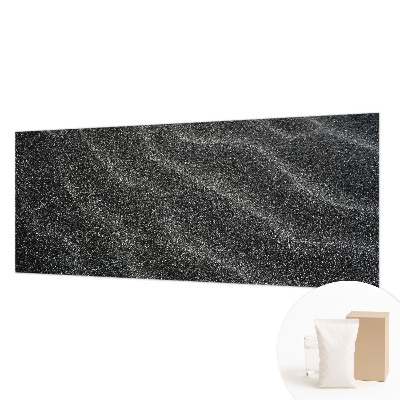 Fotomural decorativo para cabecero de cama con diseño de olas de arena