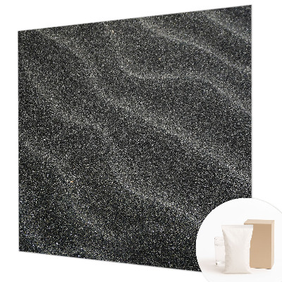 Fotomural decorativo para cabecero de cama con diseño de olas de arena