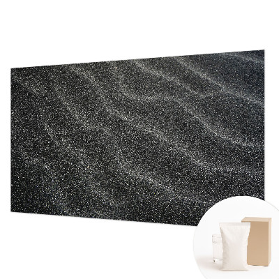 Fotomural decorativo para cabecero de cama con diseño de olas de arena