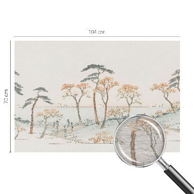 Fotomural decorativo para cabecero de cama con un paisaje tranquilo