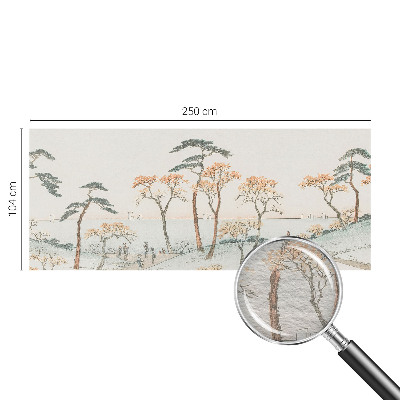 Fotomural decorativo para cabecero de cama con un paisaje tranquilo