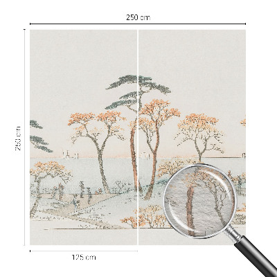 Fotomural decorativo para cabecero de cama con un paisaje tranquilo