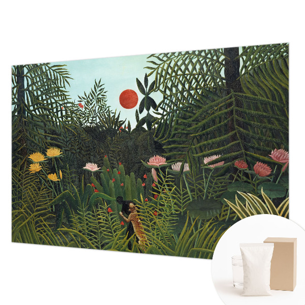 Fotomural decorativo para cabecero de cama con un paisaje exótico