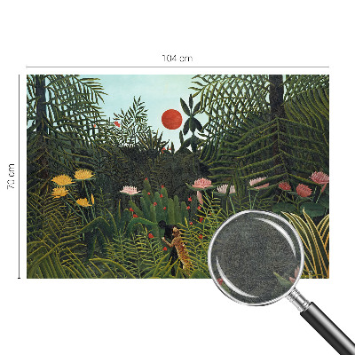 Fotomural decorativo para cabecero de cama con un paisaje exótico