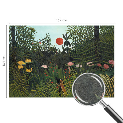 Fotomural decorativo para cabecero de cama con un paisaje exótico