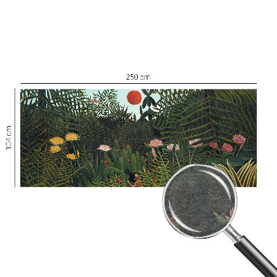Fotomural decorativo para cabecero de cama con un paisaje exótico