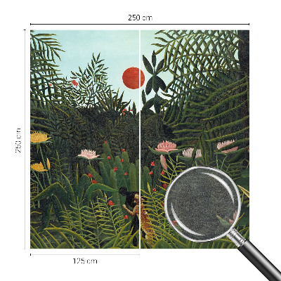 Fotomural decorativo para cabecero de cama con un paisaje exótico