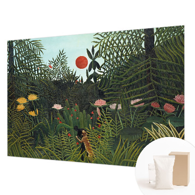 Fotomural decorativo para cabecero de cama con un paisaje exótico