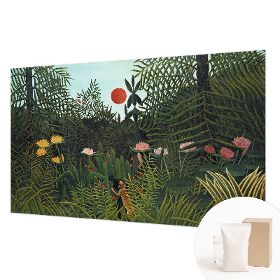 Fotomural decorativo para cabecero de cama con un paisaje exótico