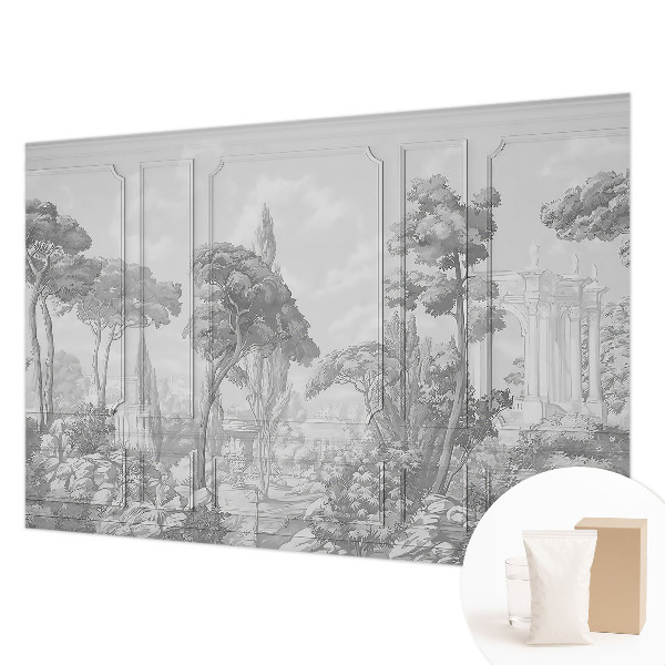 Papel mural con patrón decorativo con motivo de naturaleza atmosférica