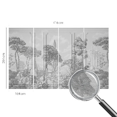 Papel mural con patrón decorativo con motivo de naturaleza atmosférica