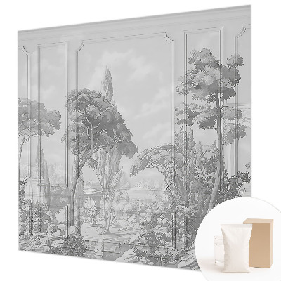 Papel mural con patrón decorativo con motivo de naturaleza atmosférica