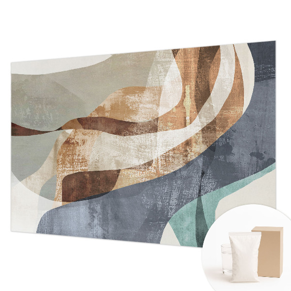 Papel mural con patrón decorativo con una composición abstracta