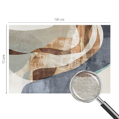 Papel mural con patrón decorativo con una composición abstracta