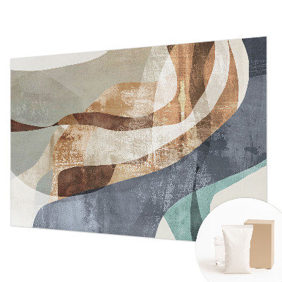 Papel mural con patrón decorativo con una composición abstracta