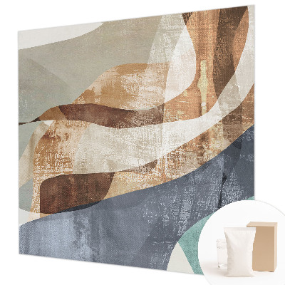 Papel mural con patrón decorativo con una composición abstracta