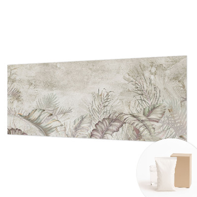 Mural decorativo con diseño de hojas decorativas