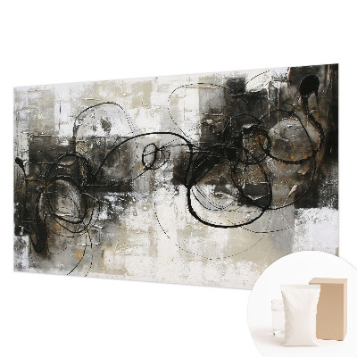 Papel mural texturado decorativo con un diseño de vórtice abstracto