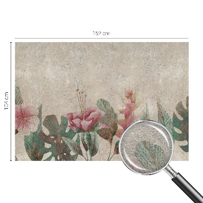 Papel mural con patrón decorativo con motivo 'Flora sutil'