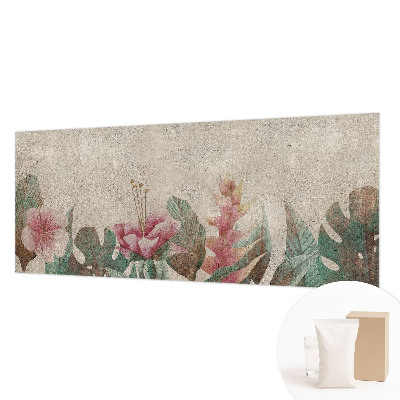 Papel mural con patrón decorativo con motivo 'Flora sutil'