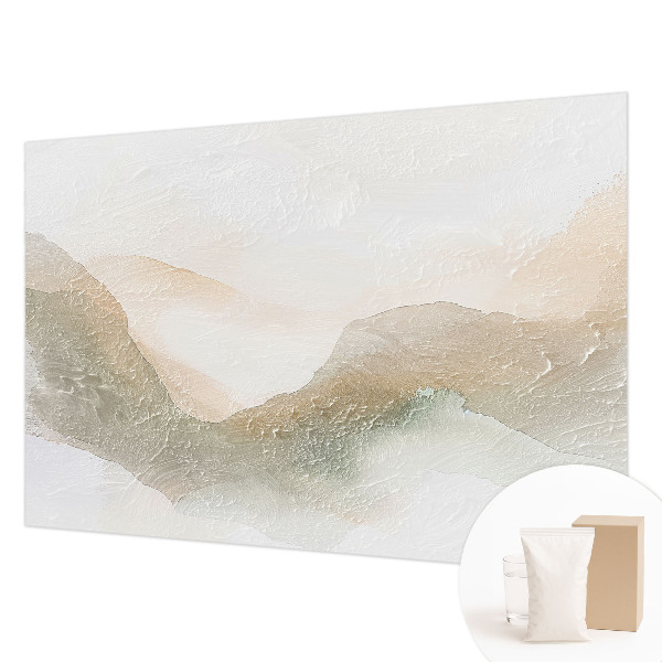 Fotomural decorativo para cabecero de cama con un diseño de rayas sutiles