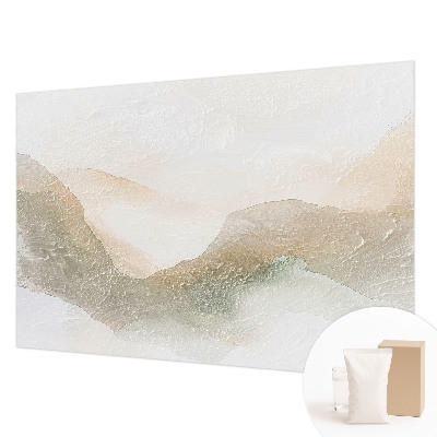 Fotomural decorativo para cabecero de cama con un diseño de rayas sutiles
