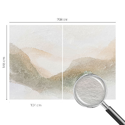 Fotomural decorativo para cabecero de cama con un diseño de rayas sutiles