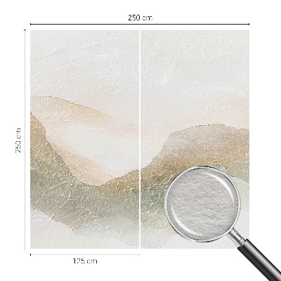 Fotomural decorativo para cabecero de cama con un diseño de rayas sutiles