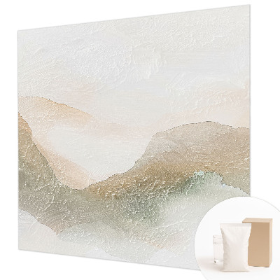 Fotomural decorativo para cabecero de cama con un diseño de rayas sutiles