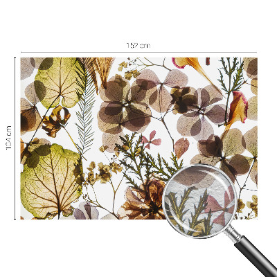 Papel mural con patrón decorativo con composición de fibras naturales