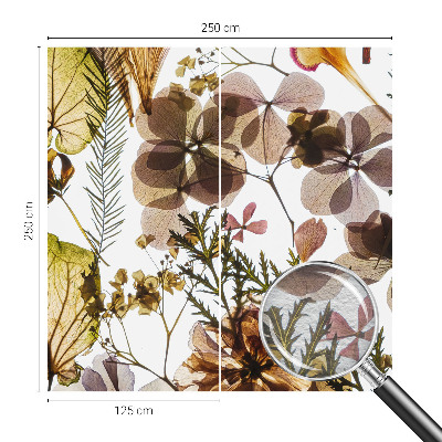 Papel mural con patrón decorativo con composición de fibras naturales