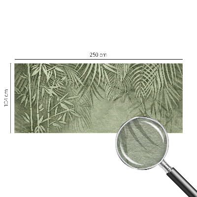 Fotomural decorativo para cabecero de cama con diseño de paraíso de bambú