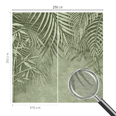 Fotomural decorativo para cabecero de cama con diseño de paraíso de bambú