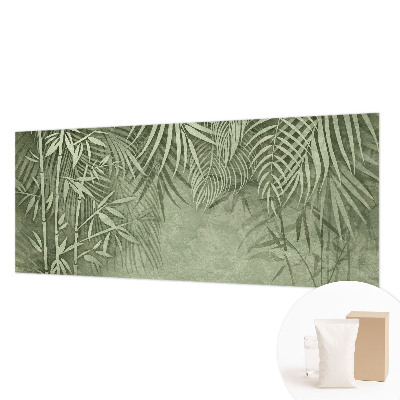 Fotomural decorativo para cabecero de cama con diseño de paraíso de bambú