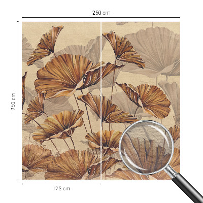 Papel mural texturado decorativo con motivo «Elegancia otoñal»