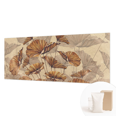 Papel mural texturado decorativo con motivo «Elegancia otoñal»