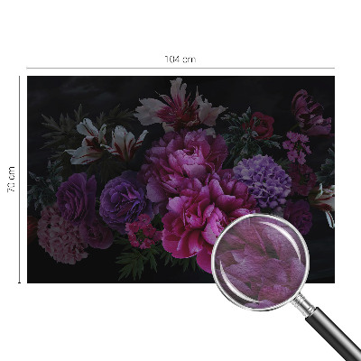 Mural decorativo con diseño de elegancia floral